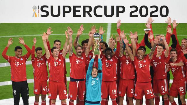 Bayern Munich beat Borussia Dortmund to claim the Super Cup last season