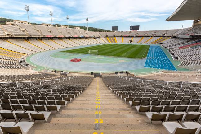 El Barcelona jugará en el Estadio Olímpico durante una temporada.  Imagen: Imágenes PA