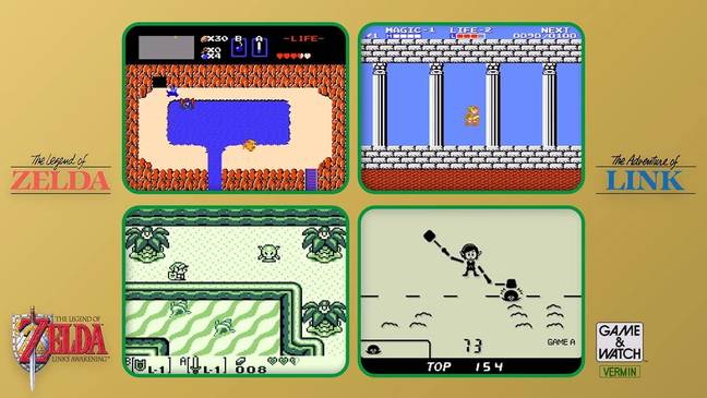 The Zelda Game &amp; Watch is a brilliant way to replay these classics / Credit: Nintendo
