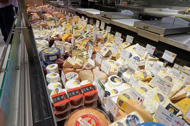 那是一些臭奶酪。信用：保罗·怀特/阿拉米股票照片