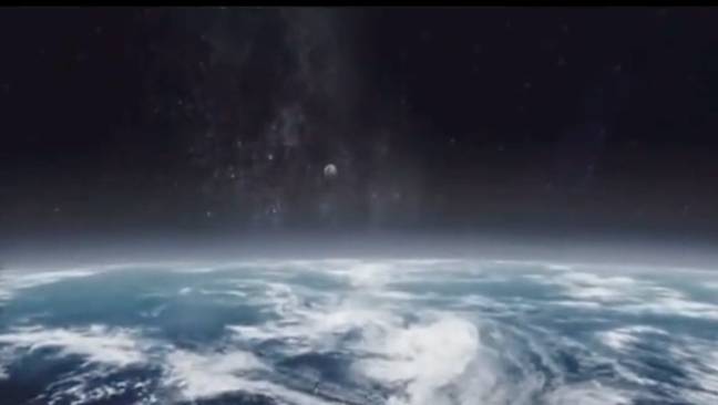 The TikTok user reckons a parallel world is wreaking havoc on our planet. Credit: TikTok/@timevoyagingAzawa