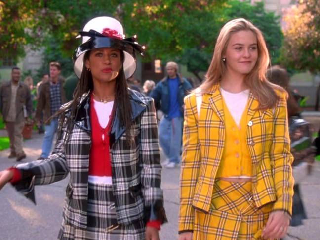 Alicia pictured with Clueless co-star Stacey Dash in the 1995 film. Credit: Paramount Pictures