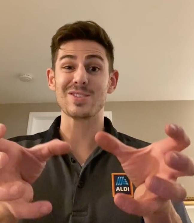 You don't want to be doing this with your hands thousands of times a day. Credit: TikTok/@matthewlesky