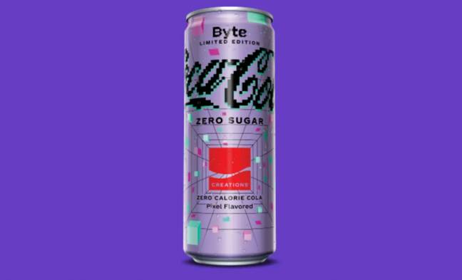 Coke said its ‘byte’ flavour was ‘an amazing nod to gamers’. Credit: Coca-Cola 