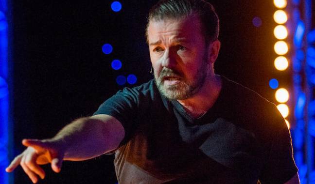 瑞奇·格维（Ricky Gervais）在他的最新脱口秀喜剧节目中针对跨性别社区的一些有争议的笑话。信用：Netflix