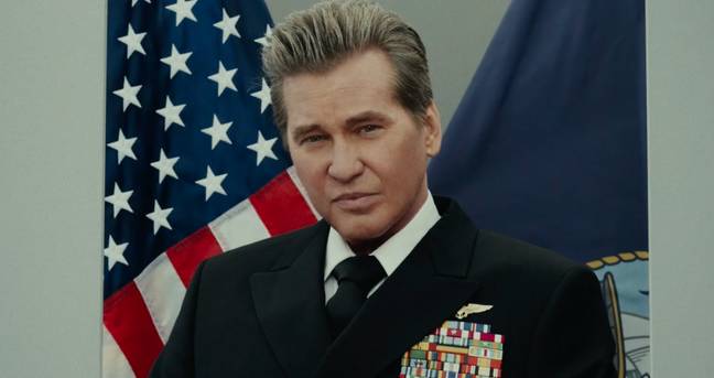Val Kilmer as Iceman in Top Gun: Maverick. Credit: Paramount Pictures