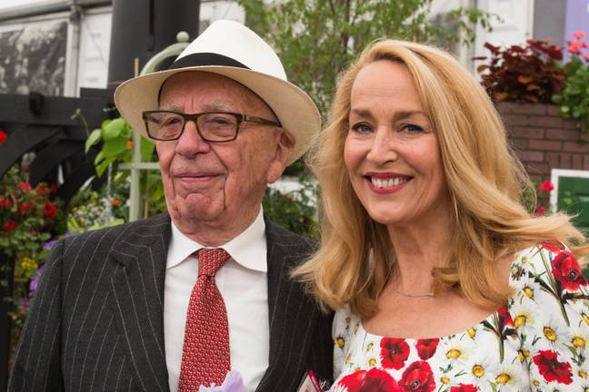 Rupert Murdoch and Jerry Hall were married in March 2016. Credit: Alamy