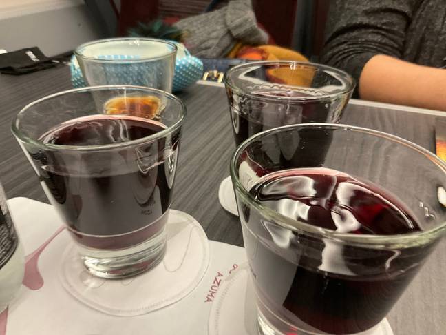 James later shared a picture of more wine. Credit: Twitter