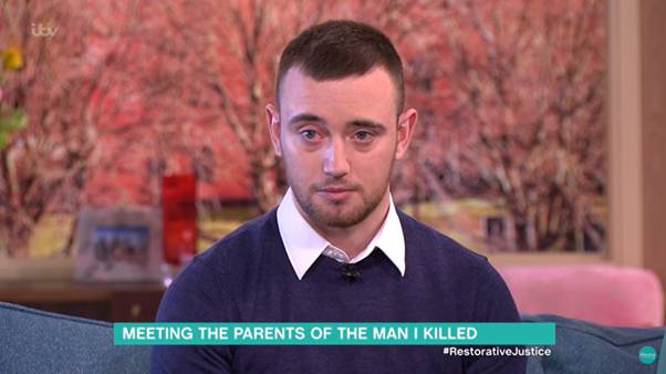 Jacob Dunne has spoken about his experiences and the need for restorative justice. Credit: ITV