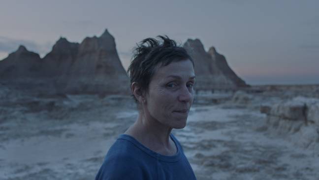 Fern (Frances McDormand) in NOMADLAND, now streaming on Disney+. © 2019, Twentieth Century Fox Film Corporation. All rights reserved.