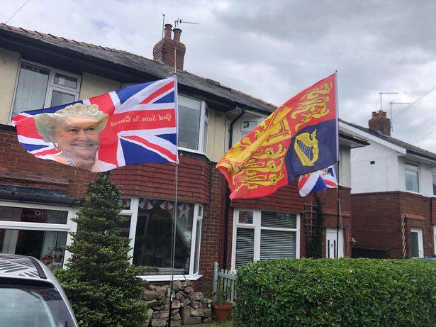 The man said the flags marked the anniversary of the sinking of the German battleship Bismarck during the Second World War. Credit: Yorkshire Live/MEN Media