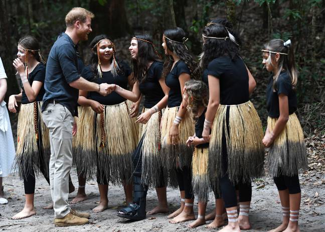 Prince Harry was in Australia when he was surprised by a comment from the crowd. Credit:  Contributor: Doug Peters/Alamy Stock Photo