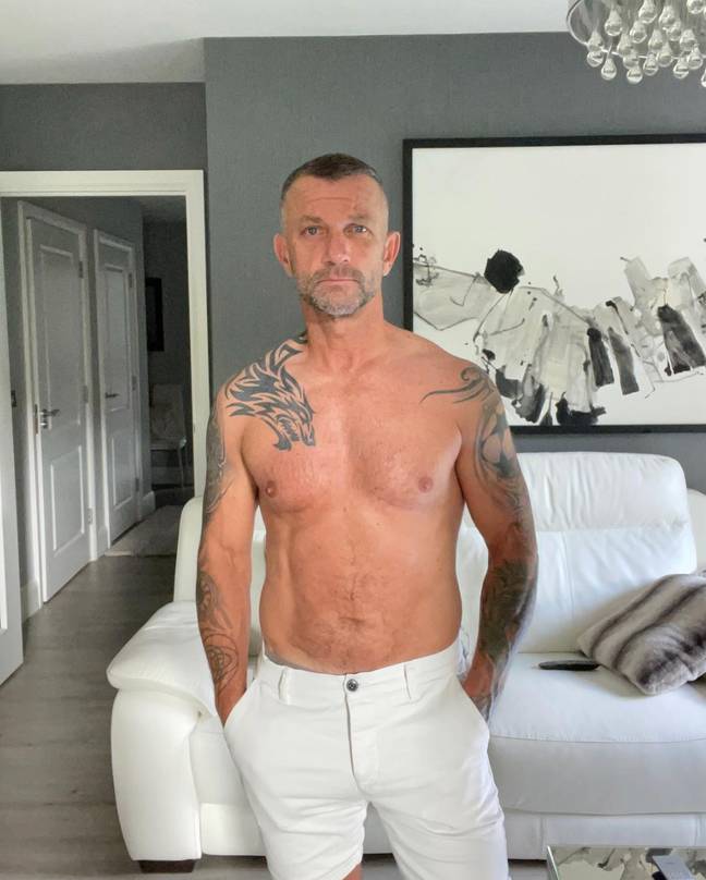Colbran, 52, says he's the fittest he's ever been after preparing for the fight. Credit: Instagram/@simple.simon.8