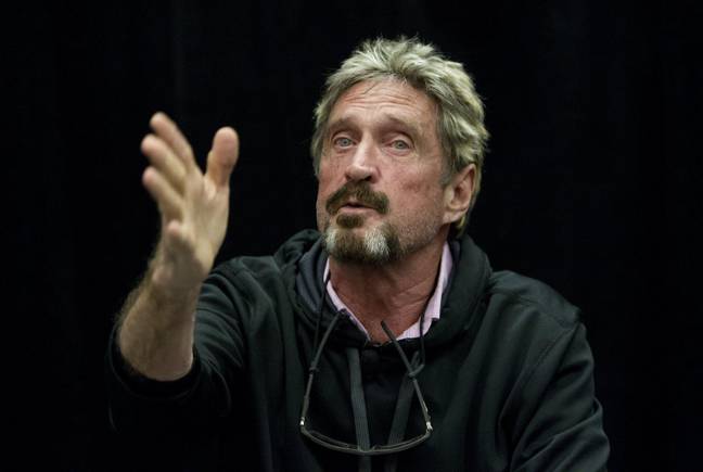 John McAfee was found dead in prison in 2021. Credit: Alamy