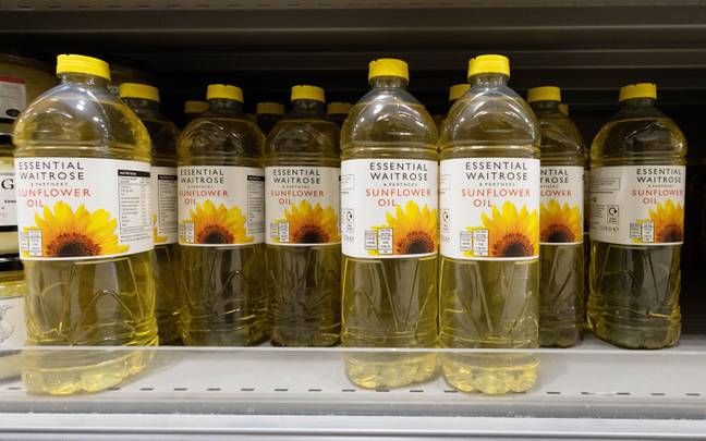 At Waitrose, customers are only allowed two items of cooking oil. Credit: Alamy