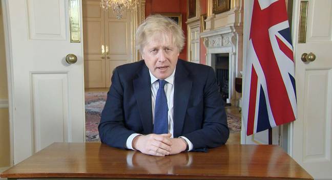 Boris Johnson addressed the UK this afternoon. Credit: Alamy