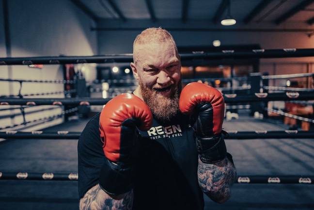 For now, The Mountain is fully focussed on Eddie Hall. Credit: Instagram