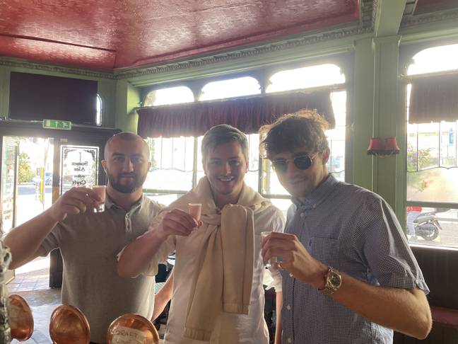Nathan Crimp from Brighton has allegedly broken Gareth Murphy's record for the most pubs visited in 24 hours. Credit: SWNS