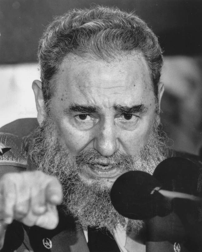 Castro in 1989. Credit: Rob Crandall / Alamy Stock Photo