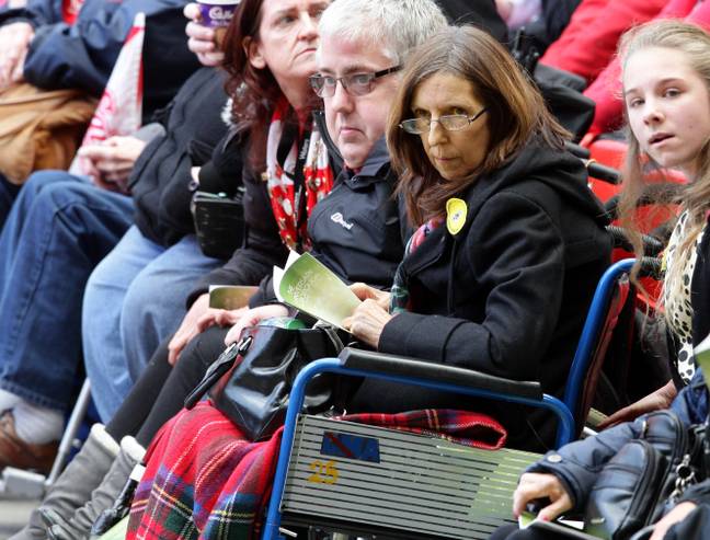 Anne Williams at the Hillsborough Memorial Service in 2013. Credit: Action Images/Carl Recine Livepic/REUTERS/Alamy Stock Photo