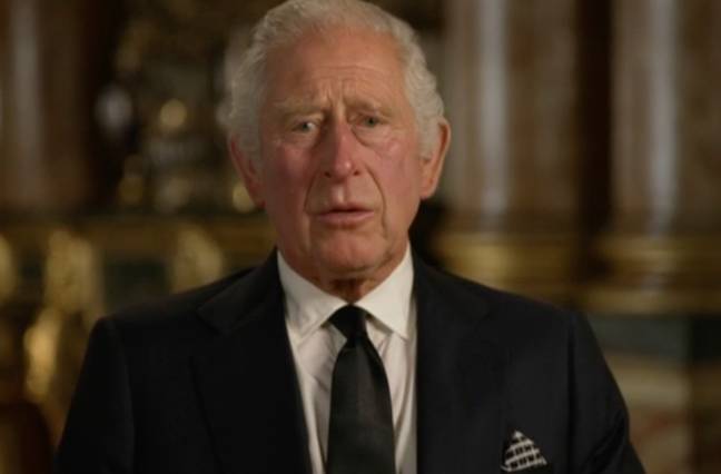 King Charles III gave his first address to the nation on 9 September. Credit: BBC