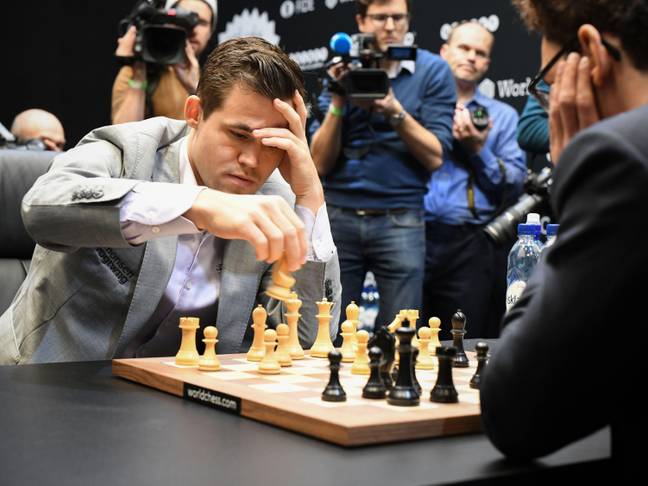 Magnus Carlsen.  Credit: Bart Lenoir / Alamy.