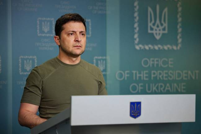 Volodymyr Zelenskyy said all those killed would be honoured. Credit: Alamy