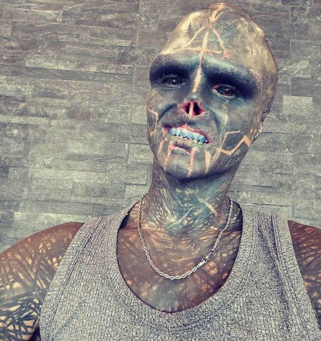 He said some people think he's 'crazy'. Credit: Instagram/@the_black_alien_project