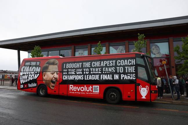 The coach had to be abandoned because it was too old. Credit: Liverpool Echo