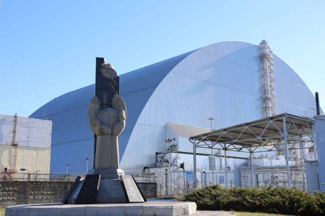 The Chernobyl sarcophagus. Credit: Alamy