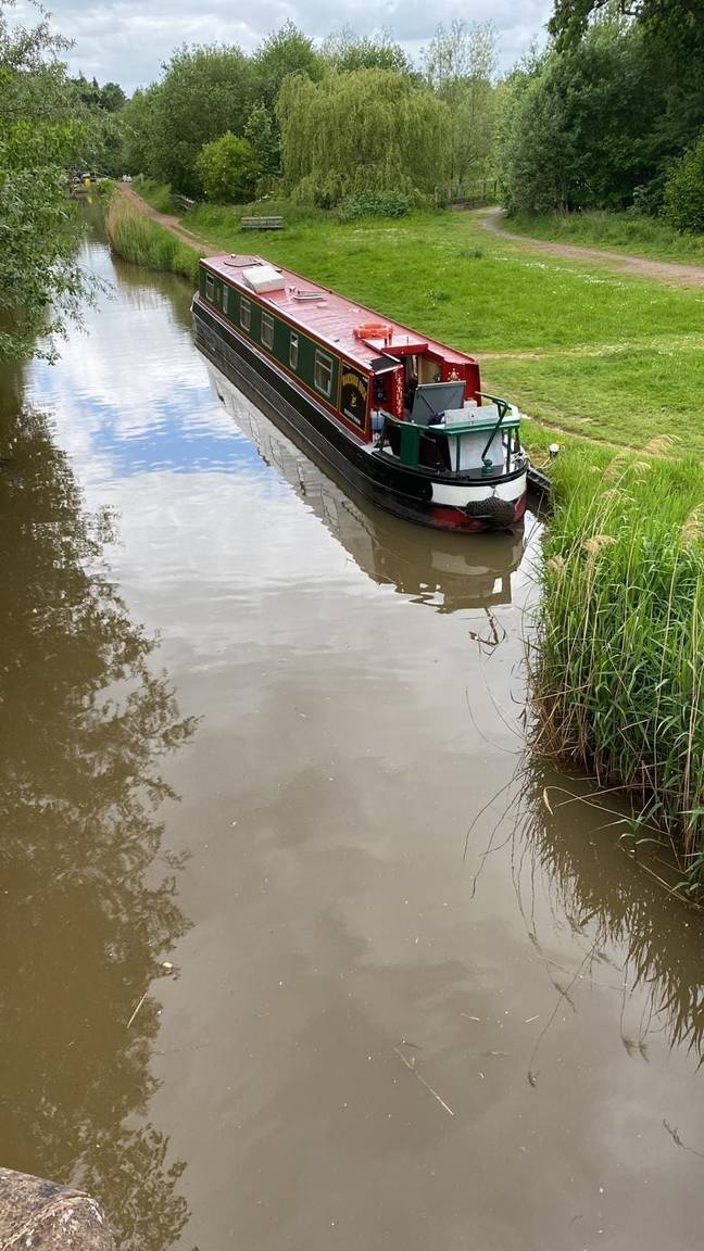 The rescue team were able to get it back up and reopen the lock. Credit: Facebook/River Canal Rescue