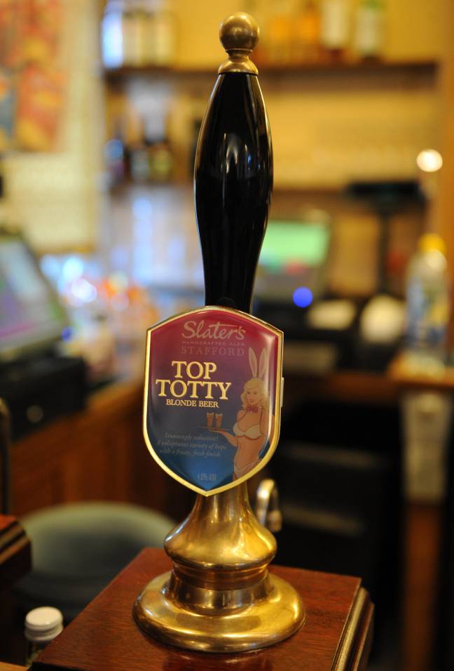 In 2012, 'Top Totty' was taken off sale at the Strangers' because of a complaint. Credit: Alamy