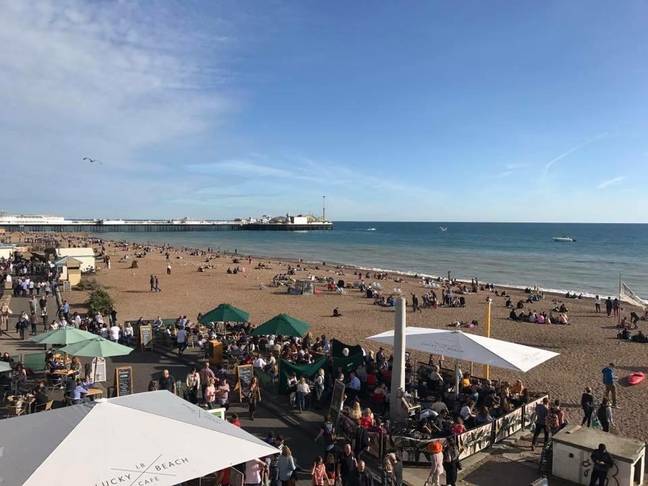 Brighton is one of the best places for outdoor drinking in the country. Credit: Alamy 