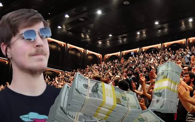 The American YouTuber is known for reinvesting much of his own money back into video production. Credit: MrBeast/ YouTube
