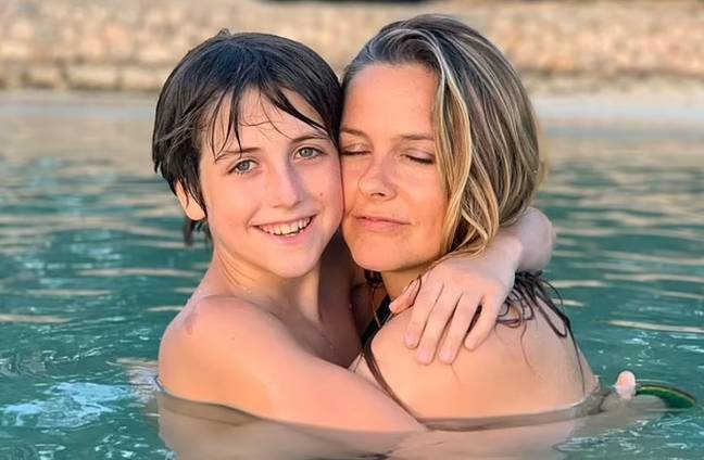 The star seen with her now 11-year-old son Bear. Credit: Instagram/@aliciasilverstone