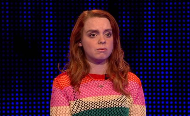 Hannah Cowton on The Chase. Credit: ITV