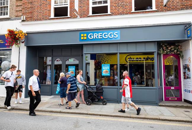 The new Greggs store is almost ready to open in Truro.  Credit: Keith Larby/Alamy Stock Photo