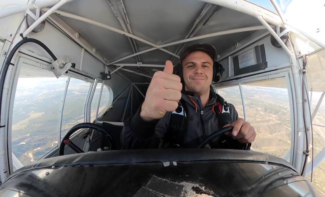 The US Federal Aviation Administration (FAA) ruled that the YouTuber pulled the stunt deliberately. Credit: YouTube/Trevor Jacob