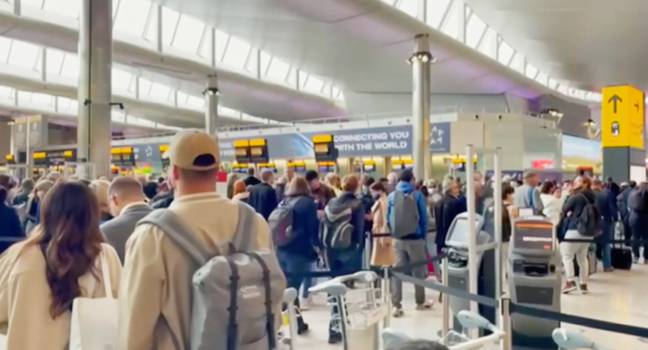 Holidaymakers have to navigate endless delays, cancellations and baggage issues.  Credits: Channel 5