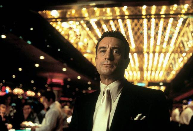 罗伯特·德·尼罗（Robert de Niro）在赌场（1995）。信用：Alamy