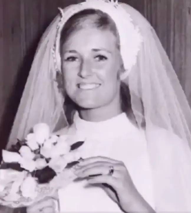Lynette, on her wedding day to her one-day killer. Credit: Channel 10