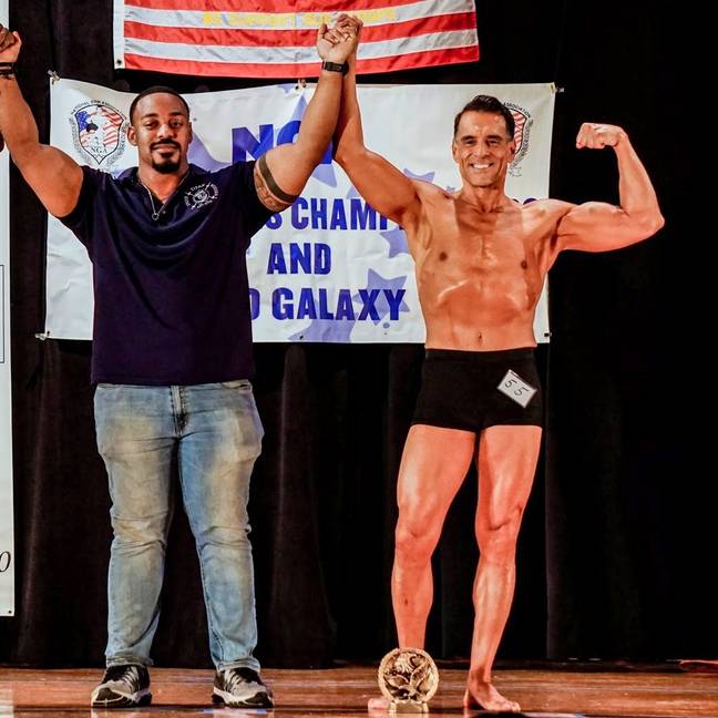 Gregory also got into bodybuilding and even won his first competition.  Credit: Jam Press