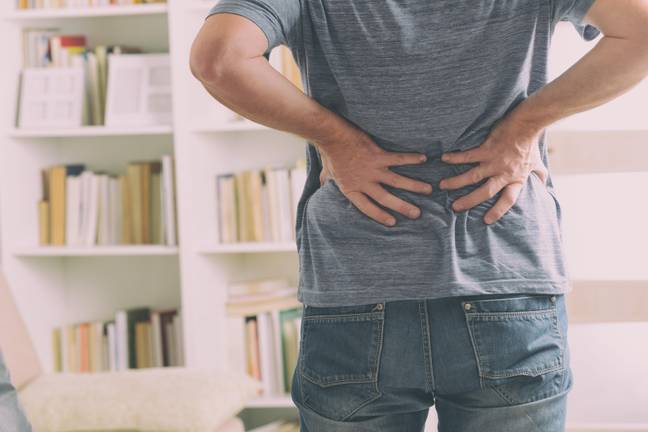 He's been left with chronic back pain ever since. Credit: Alamy