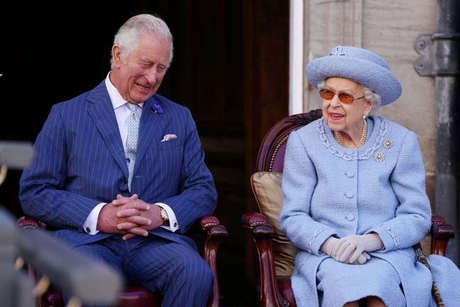 The Queen and then-Prince Charles, June 2022. Credit: REUTERS / Alamy.