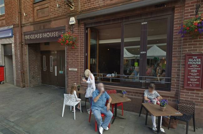 Amber said she and her friend were refused service at The Glass House. Credit: Google Street View 