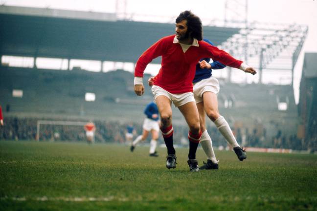 George Best during his playing days. Credit: Alamy