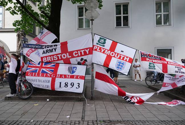 Fans have descended on Munich for England's Nations League match with Germany. Credit: Alamy 