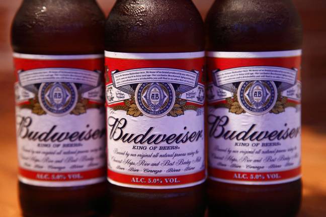 As could Budweiser. Credit: Alamy