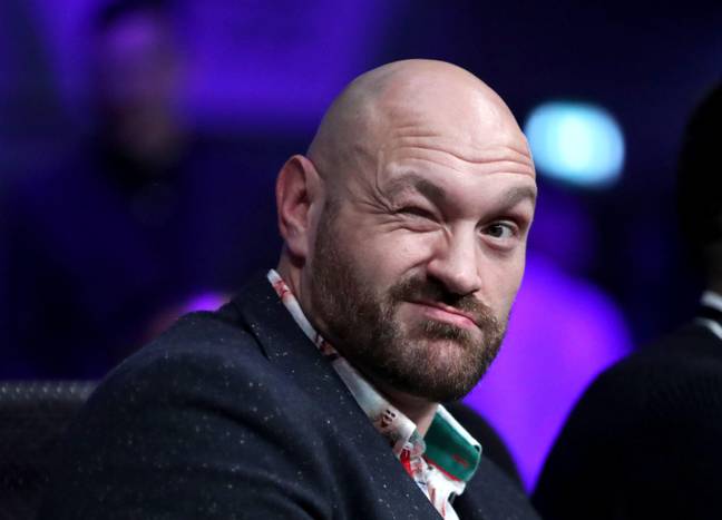 Tyson Fury encouraged the audience to chant, 'AJ is a p***k' during his homecoming tour. Credit: Alamy