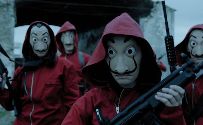 Seriali dramë spanjoll Money Heist ishte një hit i madh në Netflix. Kredia: Netflix